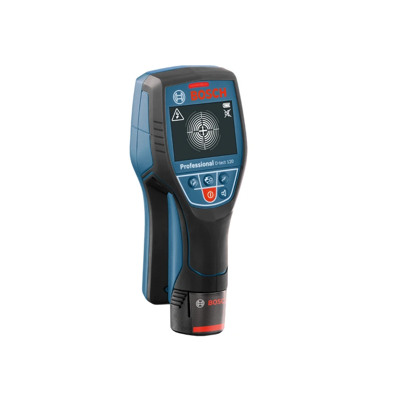 Детектор за стени BOSCH D-tect 120 Professional, до 120мм, 6V, 4бр. батерии, LR6 (AA)